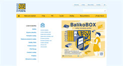 Desktop Screenshot of posta.sk
